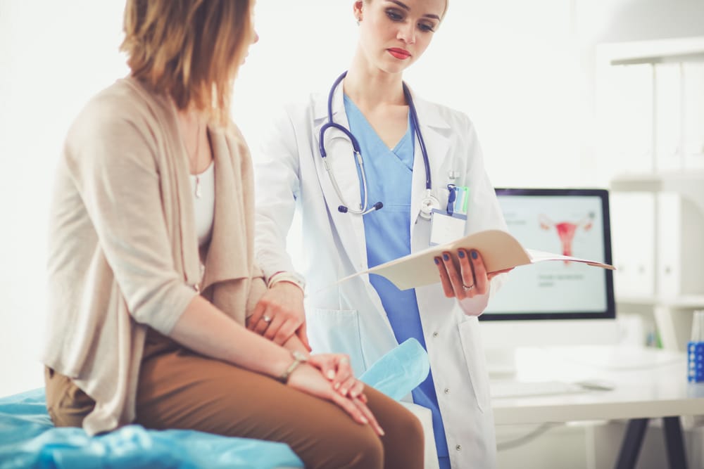 doctor and patient talking